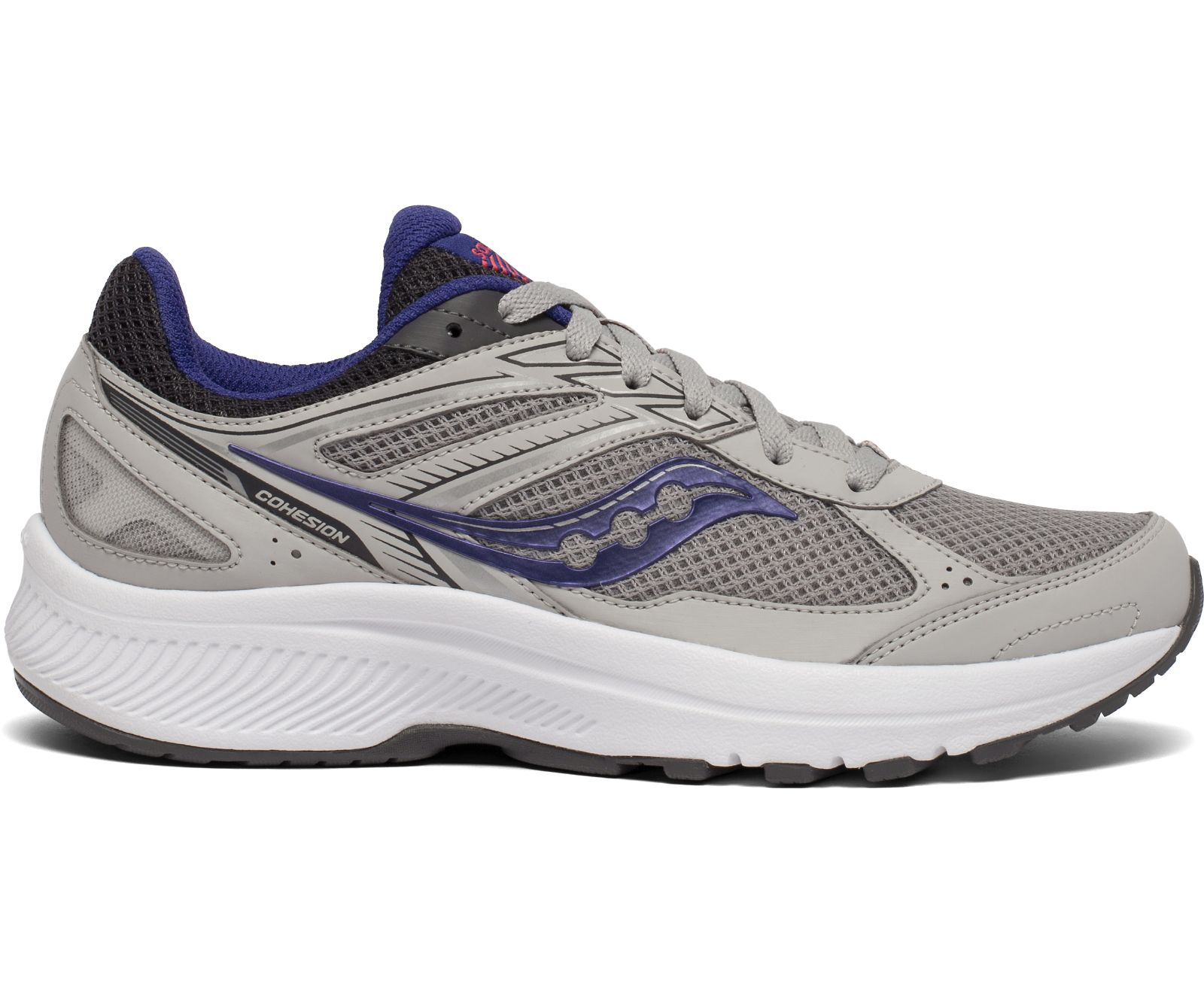 Saucony Cohesion 14 Women\'s Running Shoes Grey / Purple | Canada 095JPQJ